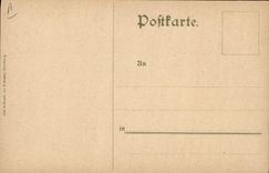 VINTAGE POSTCARD Illustrator Devil Monster