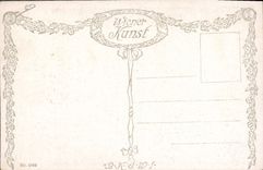 VINTAGE POSTCARD Illustrator Alte Zett Barouche Diligence