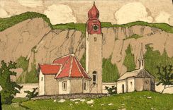 VINTAGE POSTCARD Illustrator Druck U Verlag Graph Anstatt Wolfensberger Zurich