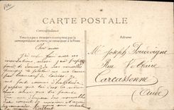 CPA Avion Aviation Zeppelin Dirigeable Atterrissage du Republique