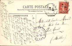 CPA Avion Aviation Zeppelin Dirigeable Clement Bayard