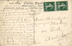 CPA Avion Aviation Zeppelin Dirigeable La Republique Grandes manoeuvres du Bourbonnais 