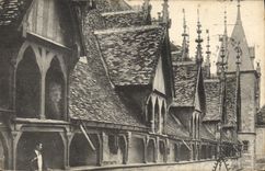 CPA Hospices De Beaune Hotel Dteu La Galerie Et Les Louvres avant la Restauration