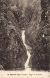 VINTAGE POSTCARD Servoz Falls Of Diosaz