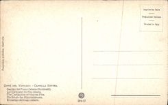 CPA Citta Del Vaticano Cappella Sistina