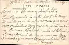 VINTAGE POSTCARD Interior Aubazine Of the Church Tomb of Etienne Saint