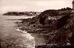 VINTAGE POSTCARD St Enogat Rocks And Goule With the Fairies