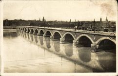 CPA Bordeaux Le Pont De Pierre