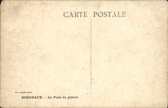 CPA Bordeaux Le Pont De Pierre
