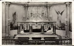 Cámara acorazada del St Gildard Nevers del convento de la POSTAL de la VENDIMIA del co. Bernadette