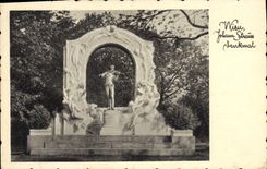 CPA Wien Johann Strauss denkmal