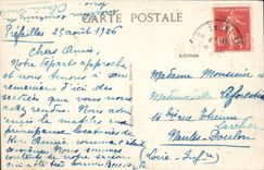 VINTAGE POSTCARD Prefailles the Bored Rock