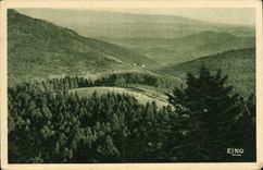 CPA La Louvesc Ardeche Panorama sur la vallee pris du Mont Besset perspective du col des marchands