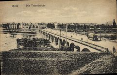 VINTAGE POSTCARD Metz Die Totenbrucke