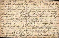 VINTAGE POSTCARD Metz Die Totenbrucke