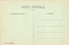 VINTAGE POSTCARD Rheims in its years of Militaria bombardment Holy interior of the church Jean Baptist