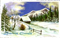 CPA Fantaisie Bonne annee