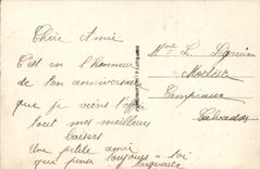 VINTAGE POSTCARD Happy Fantasy birthday