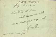 CPA Metz Porte des Allemands et la Seille 