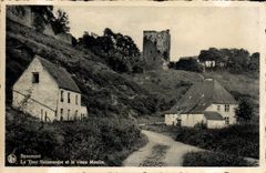 CPM Beaumont La tour Salamandre et le vieux moulin 