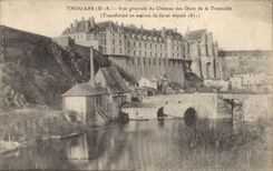 VINTAGE POSTCARD Thouars View Of the Castle Of the Dukes Of Tremoille House of correction