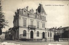 CPA Saintes La Caisse D'Epargne