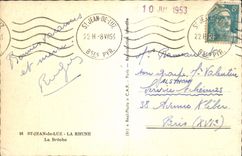 MODERN CARD St Jean De Luz Rhune the Breach