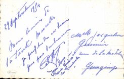 VINTAGE POSTCARD Fantasy Pink Flowers