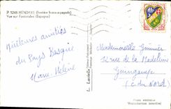 CPM Hendaye Vue Sur Fontarabie