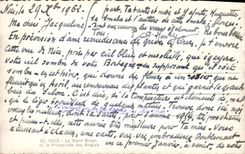 POSTAL de la VENDIMIA Niza el barón del montaje y la caminata del inglés