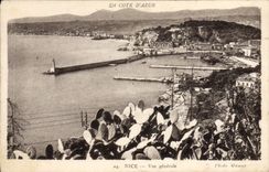 Dimensión de la POSTAL de la VENDIMIA Niza de la visión azul