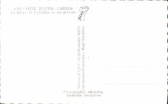 MODERN CARD Dimension Of Cannes Azure the Beach the Small cross and de luxe hotels