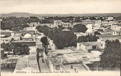 VINTAGE POSTCARD Oudjda View Towards the Gate Sidi Aissa