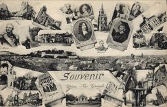 VINTAGE POSTCARD To remember Dreux