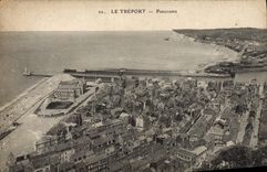 CPA Le Treport Panorama