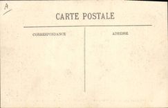 VINTAGE POSTCARD Boat Funeral of the victims of the terrible catastrophe of Freedom crowns in the crowns foreground