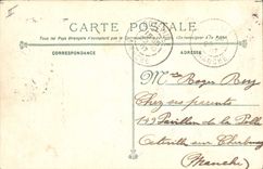 VINTAGE POSTCARD Bateau Launching of a torpedo has edge of the Ecole vessel