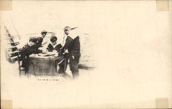 VINTAGE POSTCARD Holy Bateau Dominique the pay has edge