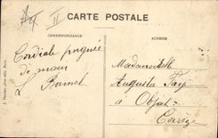 VINTAGE POSTCARD Plane Aviation Efimoff Biplane