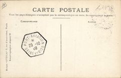 VINTAGE POSTCARD Plane Aviation Airplane latham at the beginning