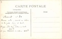 VINTAGE POSTCARD Plane Mamet Aviation on Bleriot monoplane