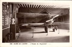 VINTAGE POSTCARD Plane Aviation Museum of the army Plane of Guynemer