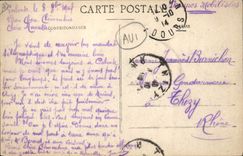 Maniobras del ejército de la aviación del plano de la POSTAL de la VENDIMIA de los 7mos aeroplanos del cuerpo del ejército en la tierra