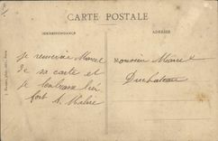 VINTAGE POSTCARD Plane Aviation Biplane Biplane Trip hammer H Farman of race