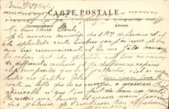 VINTAGE POSTCARD Automobile Gerbier of the Snap rings the arrival of the bus of Vivarais