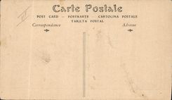 VINTAGE POSTCARD Automobile Floods of Paris 1910 the entry of the factories of the Continental Tire has Clichy