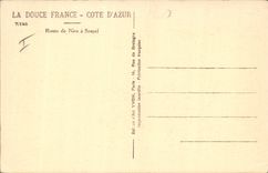 VINTAGE POSTCARD Automobile Road of Nice has Sospel