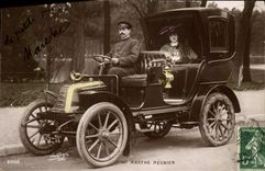 VINTAGE POSTCARD Automobile Me Marthe Regnier