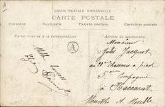 VINTAGE POSTCARD Automobile Jonchery