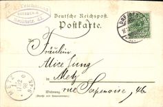 CPA Illustrateur 1898 Hofoper Kath Hofkirche Schlossthurm Zwingerteich Drsden 